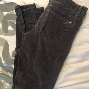 Joe’s Chelsea Ankle Skinny Cords - Gray